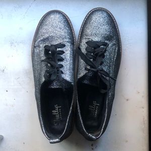 Shiny platform oxfords